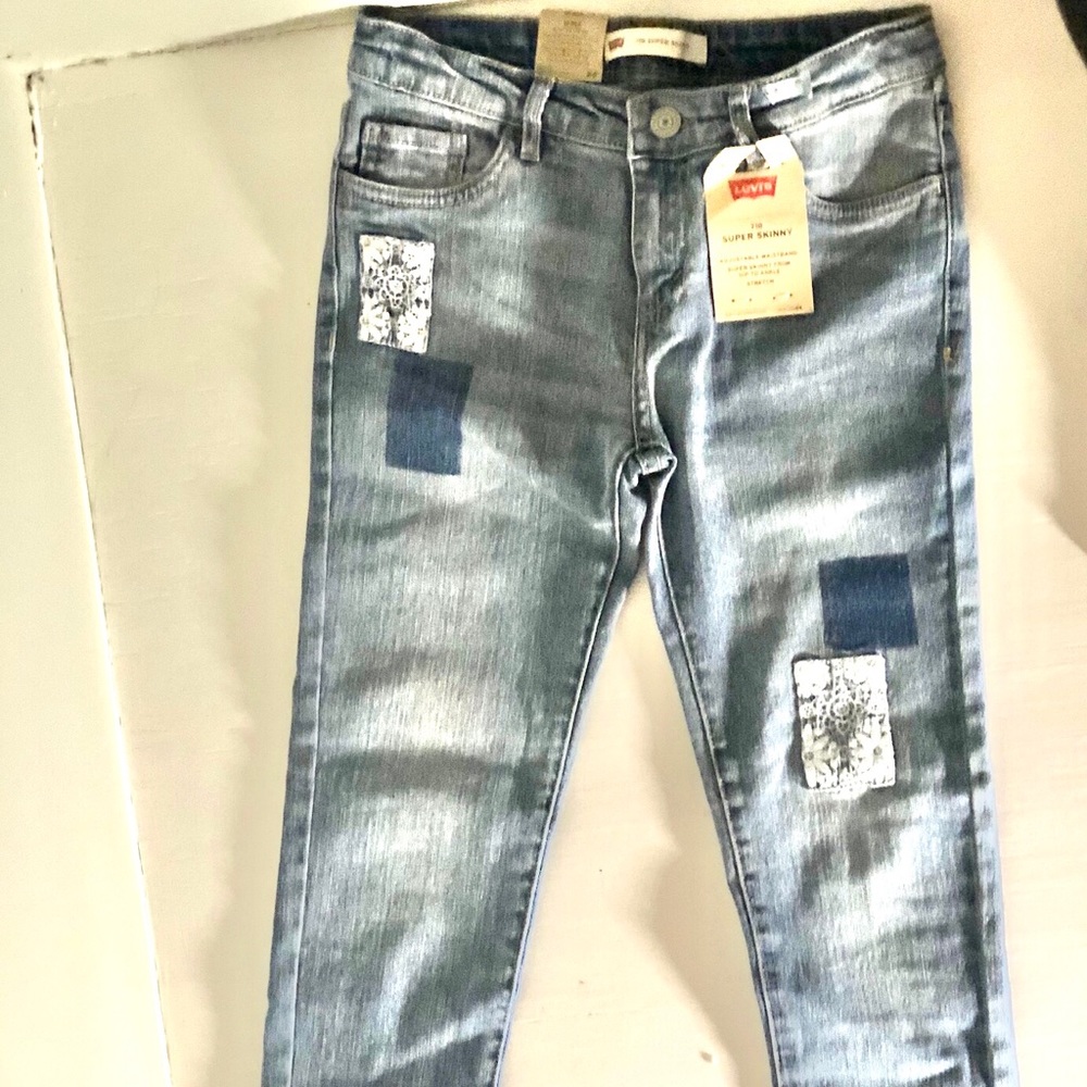 Girls Levi’s Super Skinny Jeans